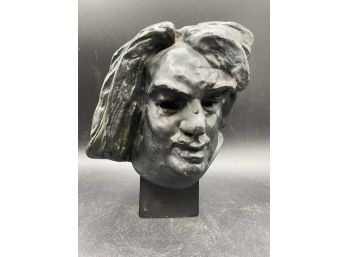 1980s Alexis Rudier Auguste Rodin Head Of Balzac Sculpture