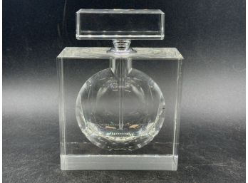 Malek Rectangular Cube Glass Perfume Bottle