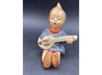 Goebel Hummel Girl Playing Mandolin