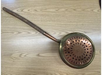 Brass And Copper Bed Warmer