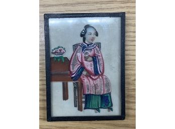 Chinese Export Reverse Glass Painting