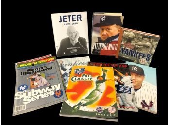 Collector's  Lot Of Yankees Memorabilia Of Books And Magazines