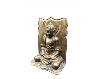 Brass Buddha Bookend