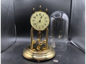 Heirloom Sigfried Haller Simonswald Anniversary Clock C. 1960 Germany