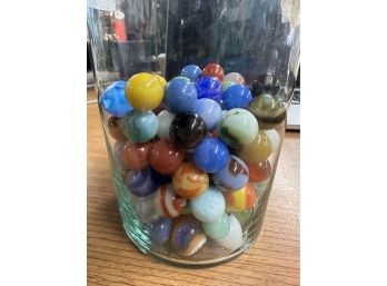 Marbles - Misc Lot Of Glass Marbles 3 Aggie Shooter