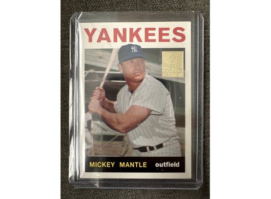 Mickey Mantle, NY Yankees Baseball, 1996 Topps, 14 Of 19 Commemoritive Set