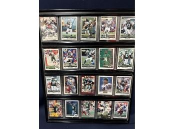 20 Card Collection In Plastic On Photo Display - Mostly NY Jets