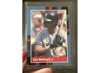 Don Mattingly, NY Yankees Baseball, Leaf 1987