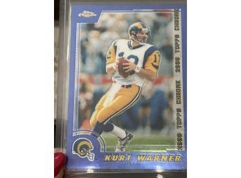 Kurt Warner, St. Louis Rams Football, Topps 2000
