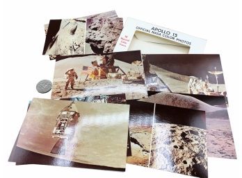 Apollo 14 Official NASA Natural Color Views Photos In Postcard Format