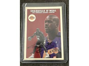 Shaquille O'Neal, LA Lakers, Basketball, Fleer 2001