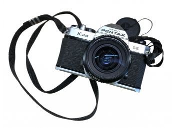 Asahi Pentax K1000 SE 35mm Camera WithSMC Pentax-a 1:2.8 28mm Lens