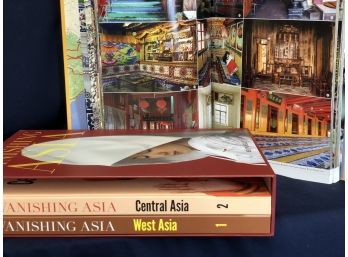 Vanishing Asia: Three Heavy Hard Bound Volumes In Collectible Portfolio