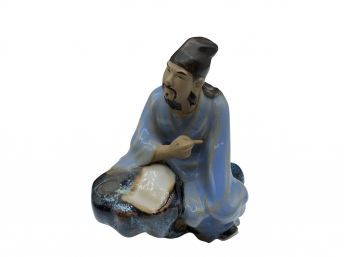 Iconic Chinese Glazed Ceramic Figurine