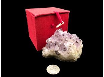 Cubist Oh My Geode Amethyst-toned Paperweight