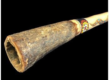 Didgeridoo Boomiri Australia With Traditional Moari Embellishment
