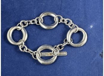 Tiffany & Co. Sterling Silver Toggle Bracelet, 7'