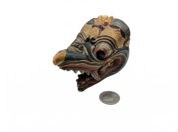 Balinese Wooden Dragon Head Ornament