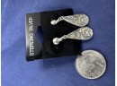 Sterling Silver Southwest Teardrop Earrings