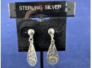 Sterling Silver Southwest Teardrop Earrings
