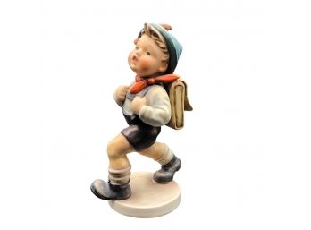 Vintage Goebel Hummel Figurine 5' #62 Boy W/ Backpack