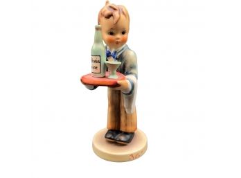 RARE, Vintage Hummel,  154/0,  Waiter Boy, Don't Let It Fall!,   Figurine
