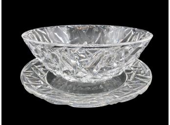 Tiffany & Co. Crystal Bowl And Platter