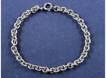Sterling Silver Unisex Bracelet, 8'