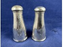 Sterling Silver Salt And Pepper Shakers, Personalized A