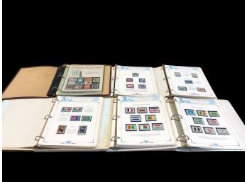 Lot Of UNITED NATIONS Stamps In Six(6) Binders From 1951 To 1983