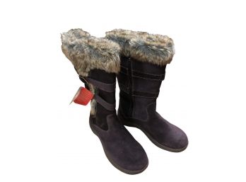 LL BEAN Womens Waterproof Nordic Casual Boots Tek 2.5 PrimaLoft Brown Zip Size 10 Medium