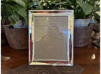 Wallace Sterling Silver 8 X 10 Frame In Tarnish Cloth Bag