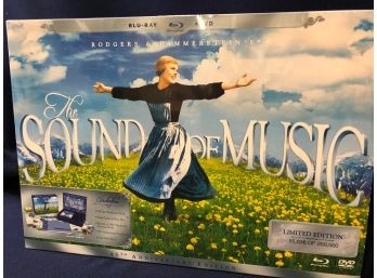 NEW, Factory Sealed, The Sound Of Music 45th Anniversary Blu-ray/DVD Combo Limited Edition