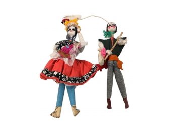 Pair Of Handmade Portugal Dolls