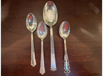 4 Sterling Silver Spoons