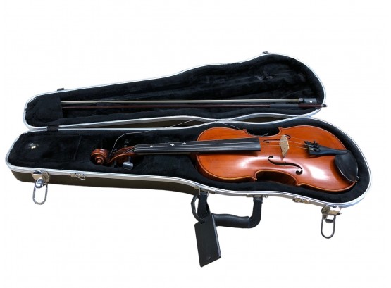 Stroebel  Violin 4/4 PL1 Outfit With Dominant STR HH Bow And Carrying Case