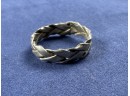 Sterling Silver Braided Ring, Size 8