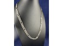 Sterling Silver Figaro Necklace, Italy