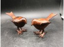 Pair Of Cast Iron Avian Paperweights