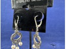Sterling Silver Pearl Filligree Earrings