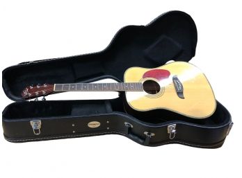 Model 331458. 0G2/n Acoustic Guitar By Oscar Schmidt(R) By Washburn With Carrying Case