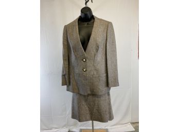 Escada 2 Piece Womens Suit, Jacket Size 40, Skirt Size 42