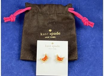 Kate Spade, New York, Into The Woods, Fox Stud Earrings