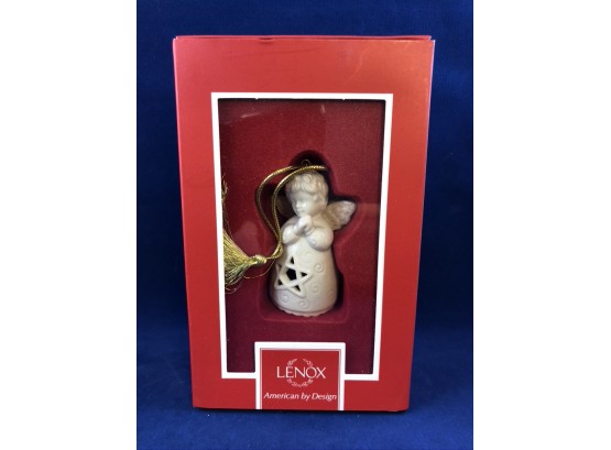 Lenox Angel Wishes Star Bell Ornament