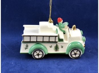 Toy-Fire Engine - Spode Christmas Tree Ornaments