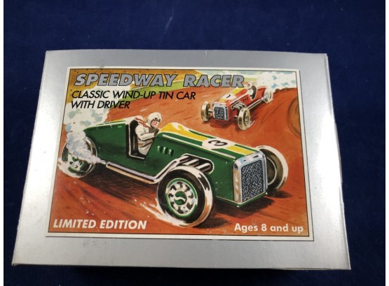 #3 Green Car Speedway Racing Car With Driver By Schylling