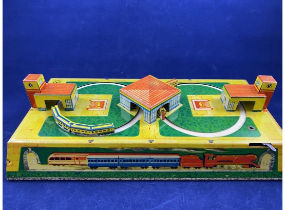 Vintage Toy Train Set, Made In Russia