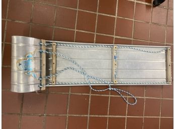 Vintage Aluminum Sled Made By Barrie Corporation Montana