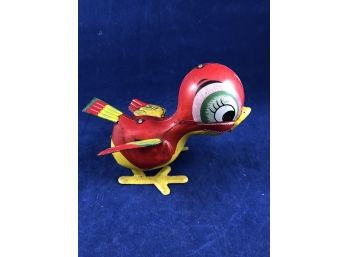 Mechanical Hopping Chicken With Flapping Wing