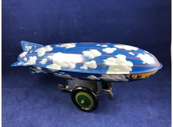 Tin Windup Toy Stealth Zeppelin Made By Schylling